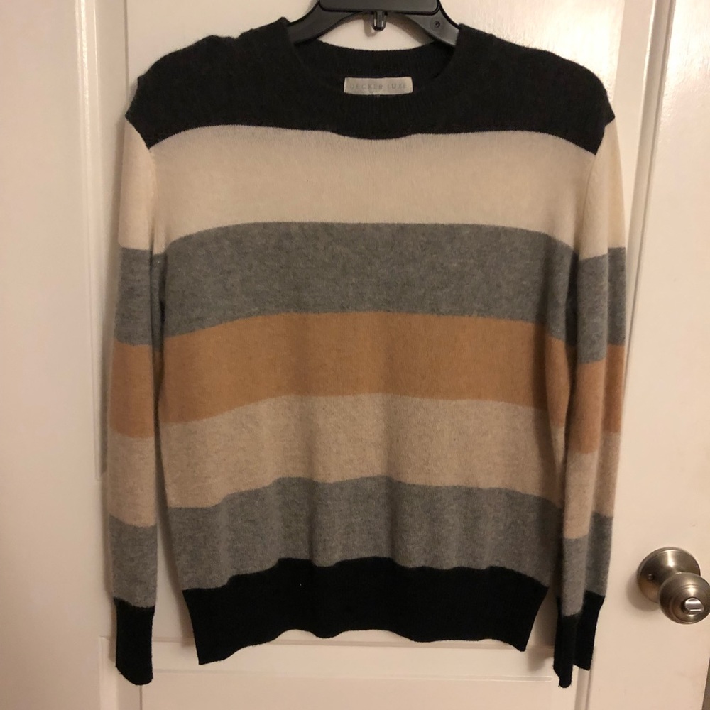 Striped cashmere sweater